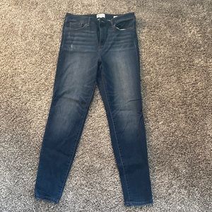 William Rast sculpted high rise skinny jean